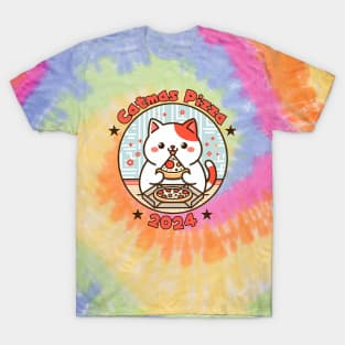 Catmas Pizza 2024 T-Shirt